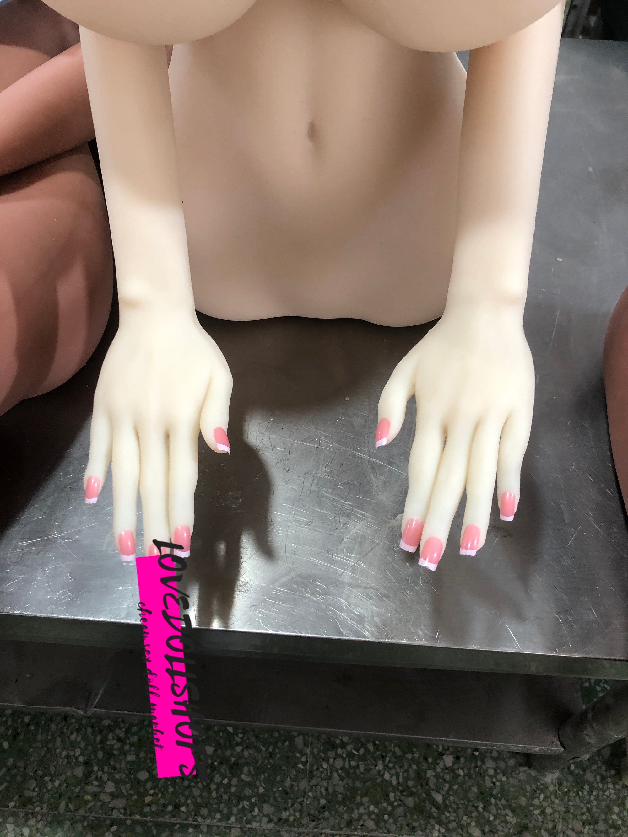 WM 85 cm Big Breast Vagina Anus Half Doll Torso