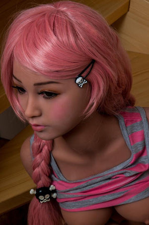 148cm young sex doll with pink hair-Constance - lovedollshop