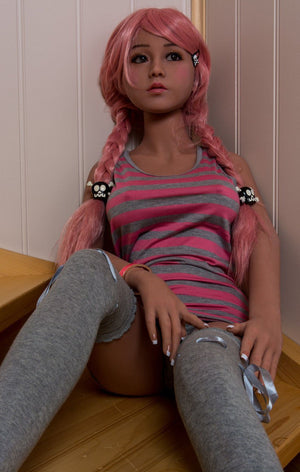148cm young sex doll with pink hair-Constance - lovedollshop