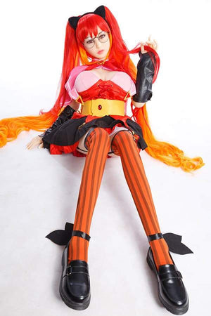 158cm Best Japanese Anime Redhead Sex Doll Tessie - realdollshops.com