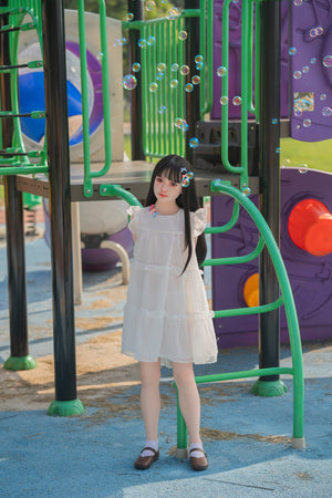 Axbdoll 142cm Beauty Series Flat Chested Anime TPE Doll TD01R-1 (TPE Body+TPE Head +Extra Silicone Head) - lovedollshops.com