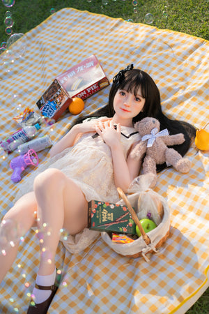 Axbdoll 142cm Beauty Series Flat Chested Anime TPE Doll TD01R-2 (TPE Body+TPE Head +Extra Silicone Head) - lovedollshops.com
