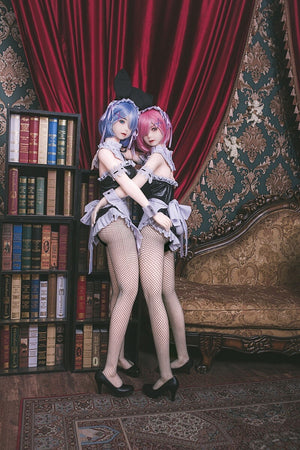 Bezlya Doll 148cm Twins Anime Sex Doll - Rem and Ram | lovedollshops.com