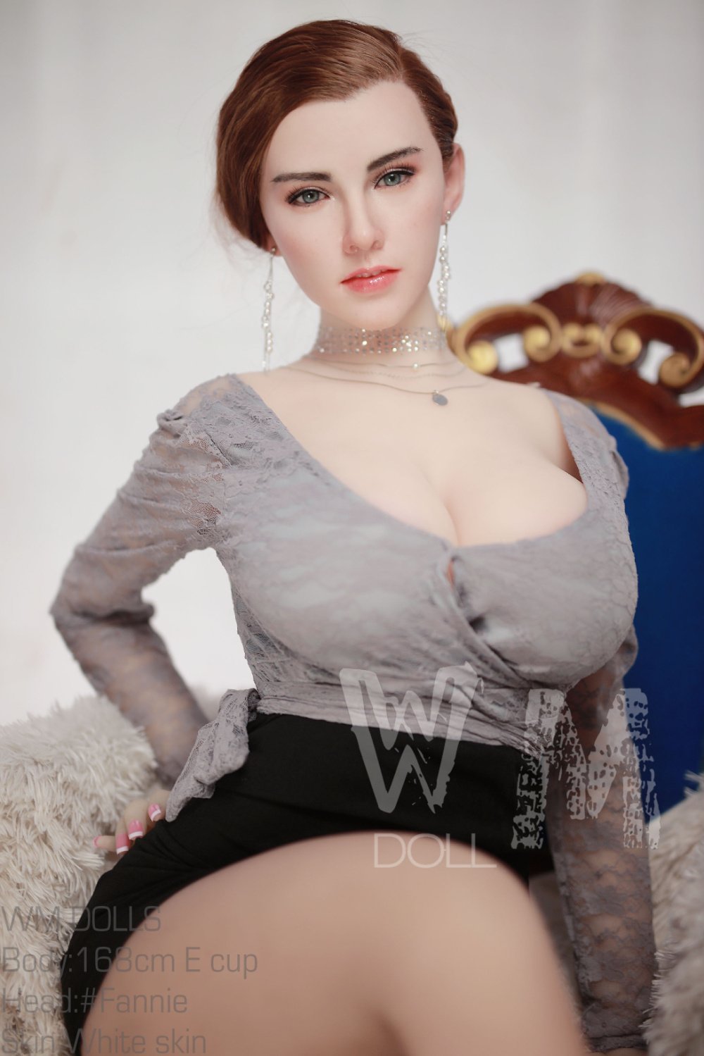 Fannie | Silicone Head WM168E Silicone Sex Doll Realistic Vagina - lovedollshop