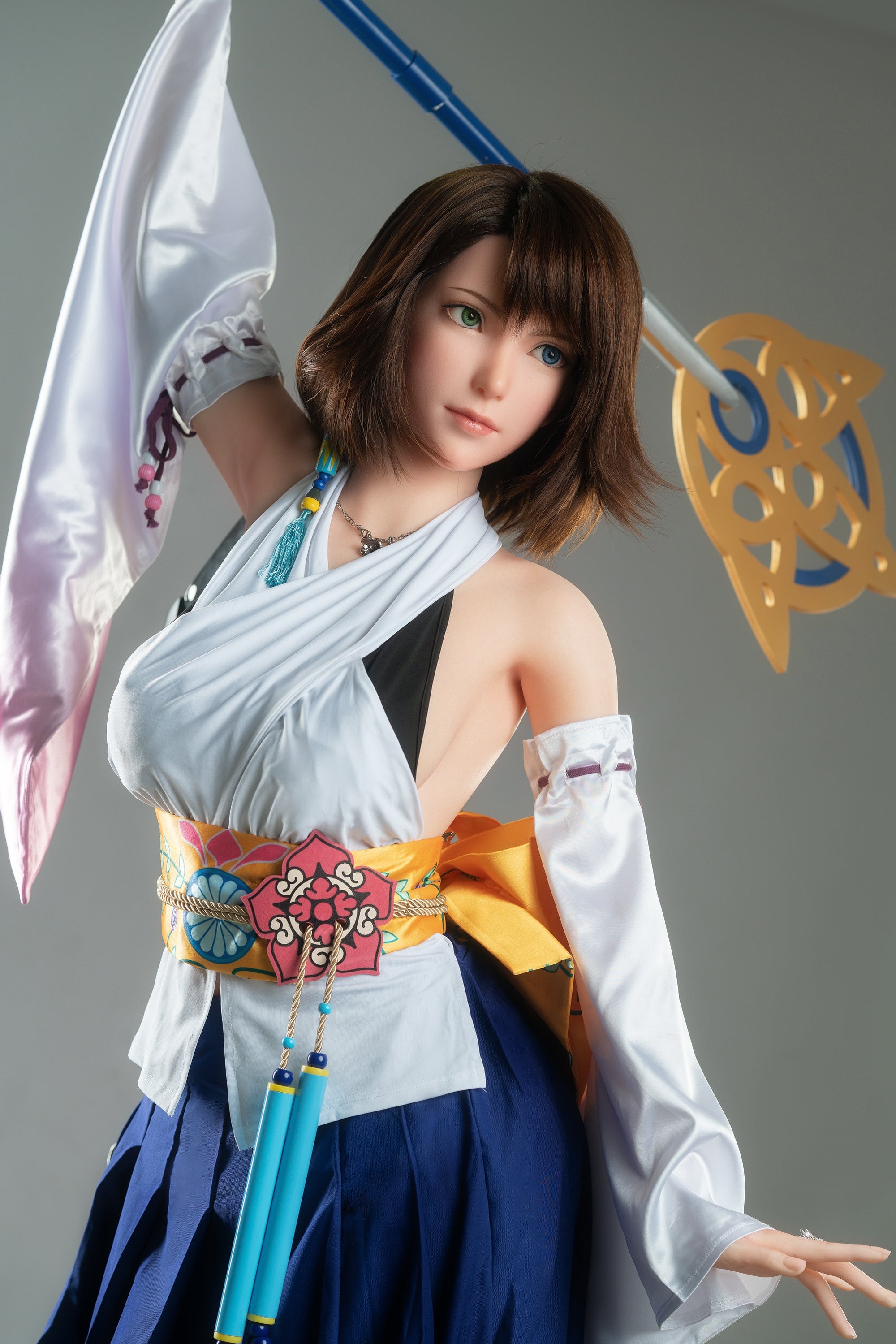 Game Lady 167cm Final Fantasy X Silicone Sex Doll Yuna - lovedollshops.com