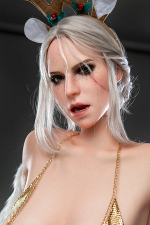 Game Lady 168cm Final Fantasy 14 Silicone Sex Doll Open Mouth Ciri - lovedollshops.com