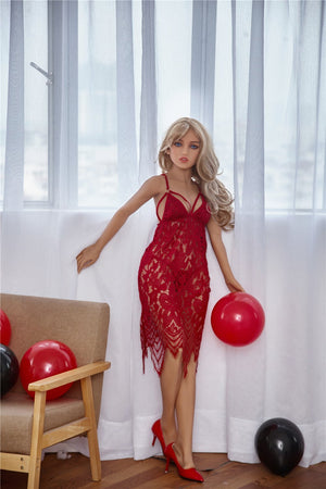 Irontech 150cm hot rosy real sex doll Victoria Valentine - lovedollshop