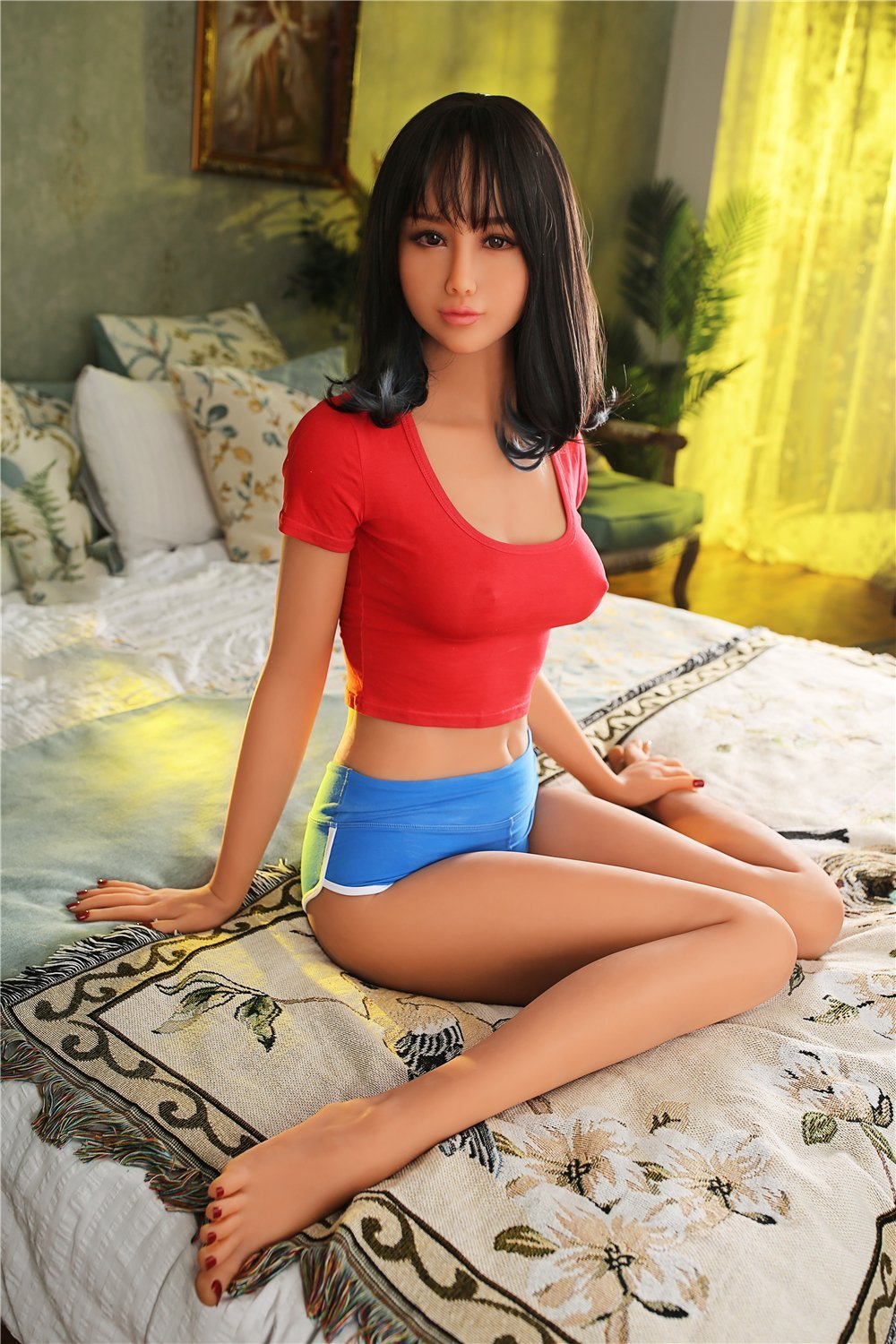 Irontech 168cm red summer sex doll Saya - realdollshops.com