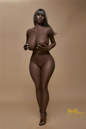 Irontech Doll 160cm Silicone Black Big Boobs Sex Doll S33-Penny - lovedollshops.com