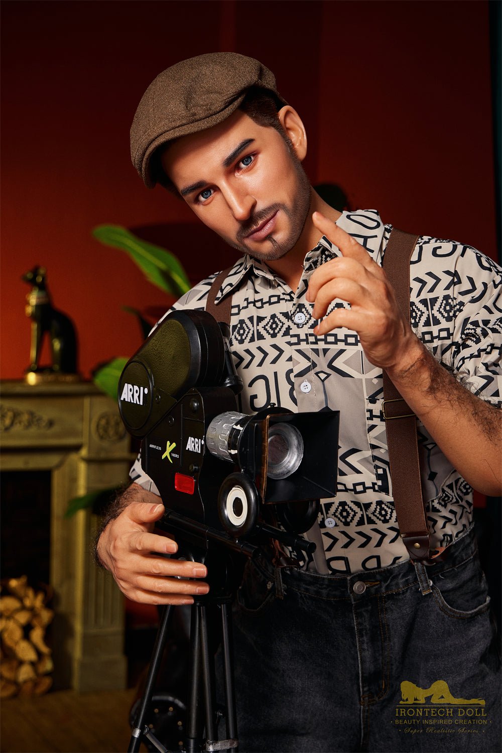 Irontech Doll 170cm Tanned Male Muscular Silicone Sex Doll M3 George - lovedollshops.com