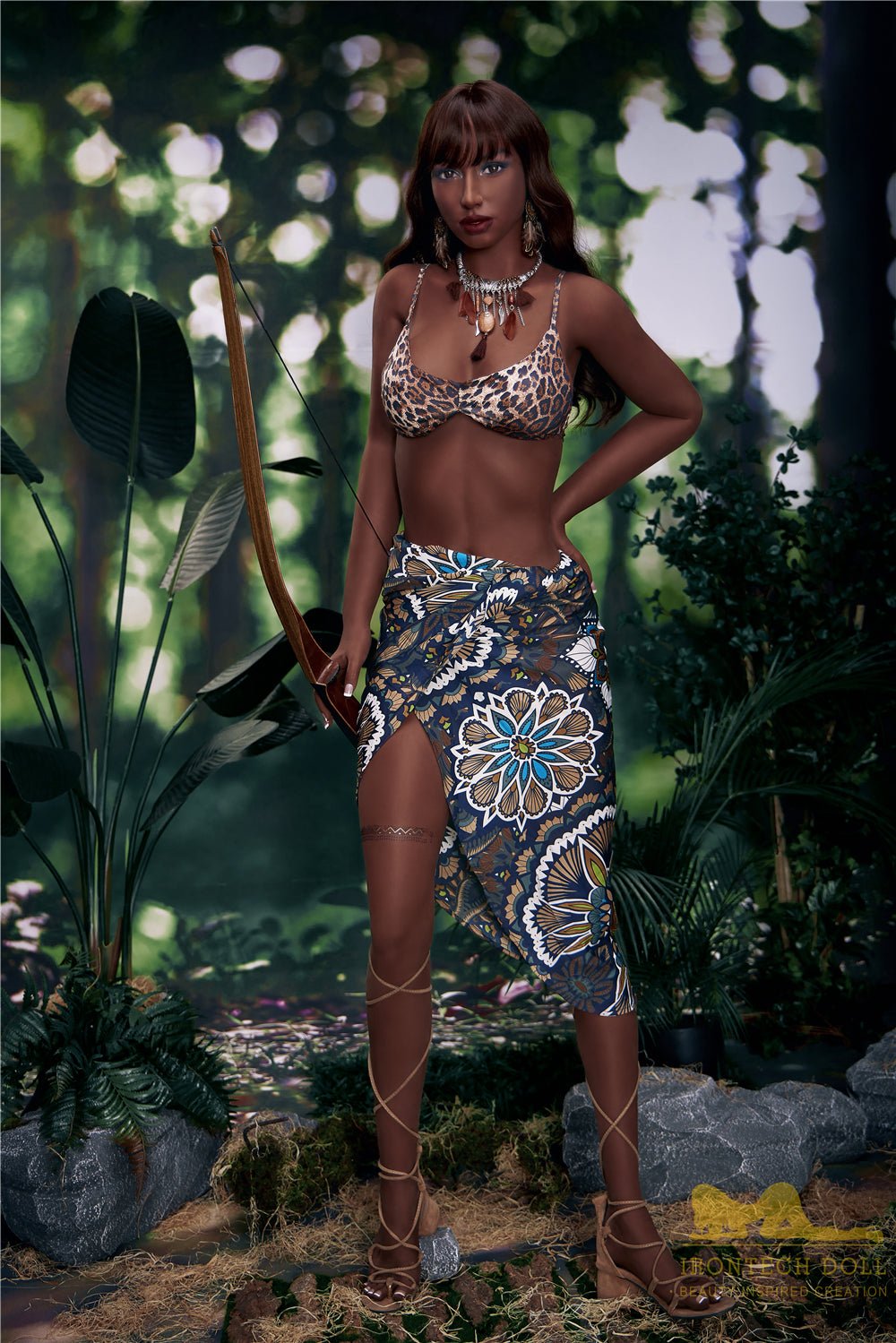 Irontech Doll 175cm Black Skin TPE Sex Doll- Zara - lovedollshops.com