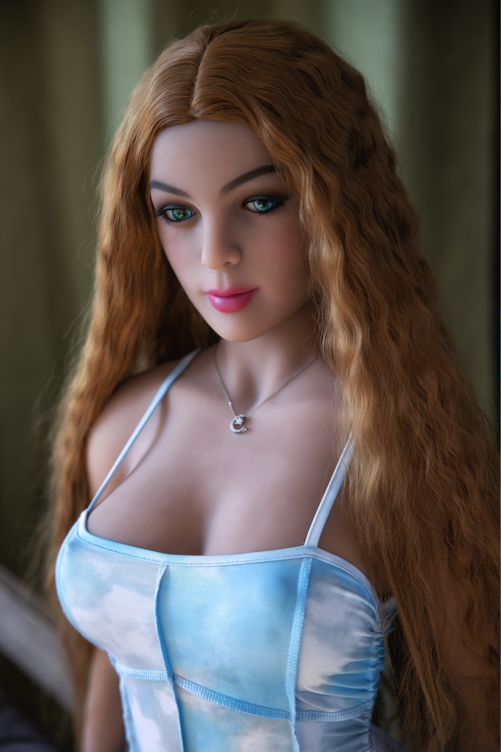 Jarliet 151CM Big Boobs Blonde Caucasian TPE Sex Doll Susan - lovedollshops.com