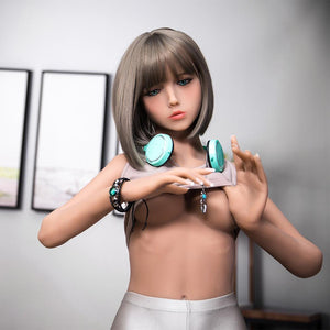 Jarliet 156cm Japanese small breasts and small eyes slim tan short hair sex doll Li Yang - lovedollshops.com