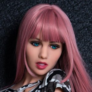 Jarliet 166CM Medium Boobs Pink Hair Caucasian TPE Sex Doll Blanche - lovedollshops.com