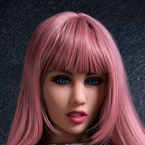 Jarliet 166CM Medium Boobs Pink Hair Caucasian TPE Sex Doll Blanche - lovedollshops.com