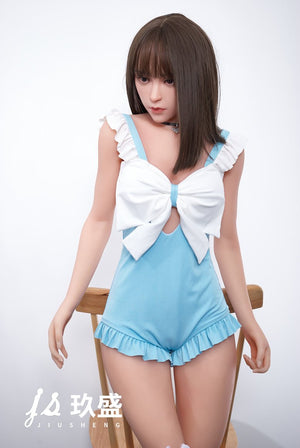 Jiusheng 148cm Asian Loli Silicone Head+ TPE Body Sex Doll Shino - lovedollshops.com