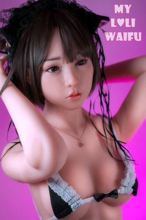 My Loli Waifu 148cm B Cup Silicone Head & Tpe Body Sex Doll-Yuna - lovedollshops.com