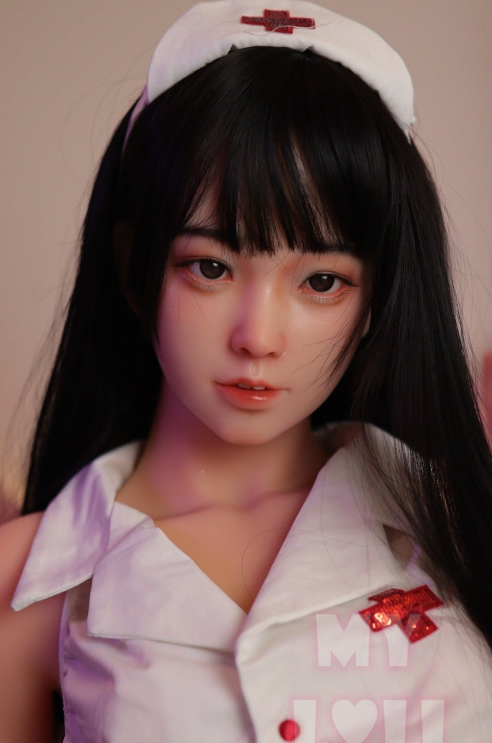 MyLoliWife 145cm A Cup Silicone Head&Tpe Body Sex Doll-Mia - lovedollshops.com