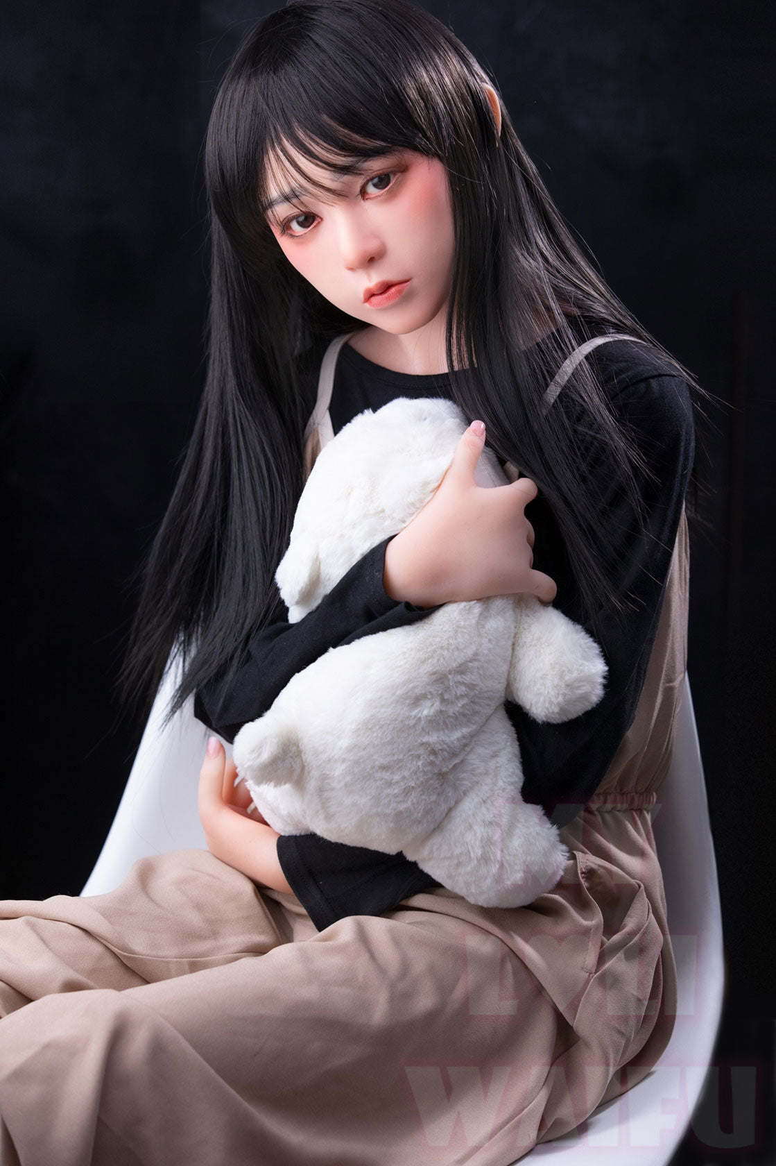 MyLoliWife 145cm A Cup Silicone Head&Tpe Body Sex Doll-Yuna - lovedollshops.com