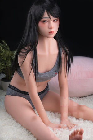 MyLoliWife 145cm A Cup Silicone Head&Tpe Body Sex Doll-Yuna - lovedollshops.com