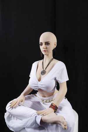 QITA 168cm F cup fittness bald huge breast sex doll Riva - lovedollshop