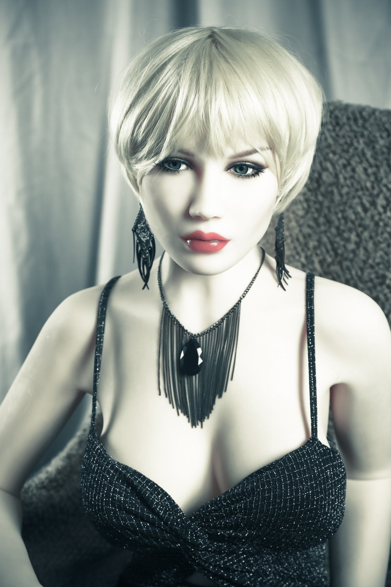 QITA 170cm D cup cool short hair sex doll Bree - lovedollshop