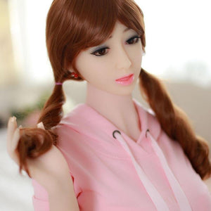 Real-life pure sex doll curly hair female love doll – 158 cm Jiexue - lovedollshops.com