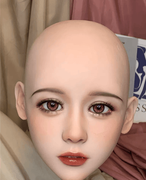 Realistic makeup tpe love sex doll head for sale (only head) -Sasa - lovedollshops.com