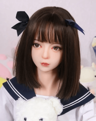 Realistic makeup tpe love sex doll head for sale (only head) -Yangzi - lovedollshops.com