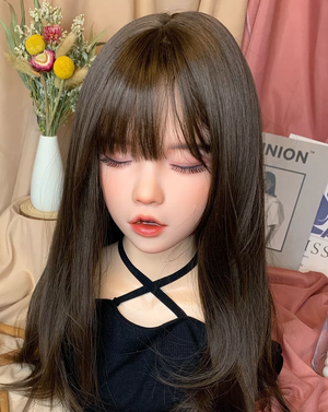 Realistic makeup tpe love sex doll head for sale (only head) -Yiyi - lovedollshops.com