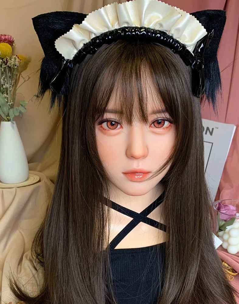 Realistic tpe love sex doll head for sale (only head) -Qiqi - lovedollshops.com