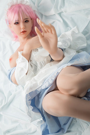 SanHui 145cm silicone short pink hair lolita sex doll-Minfeng - lovedollshops.com
