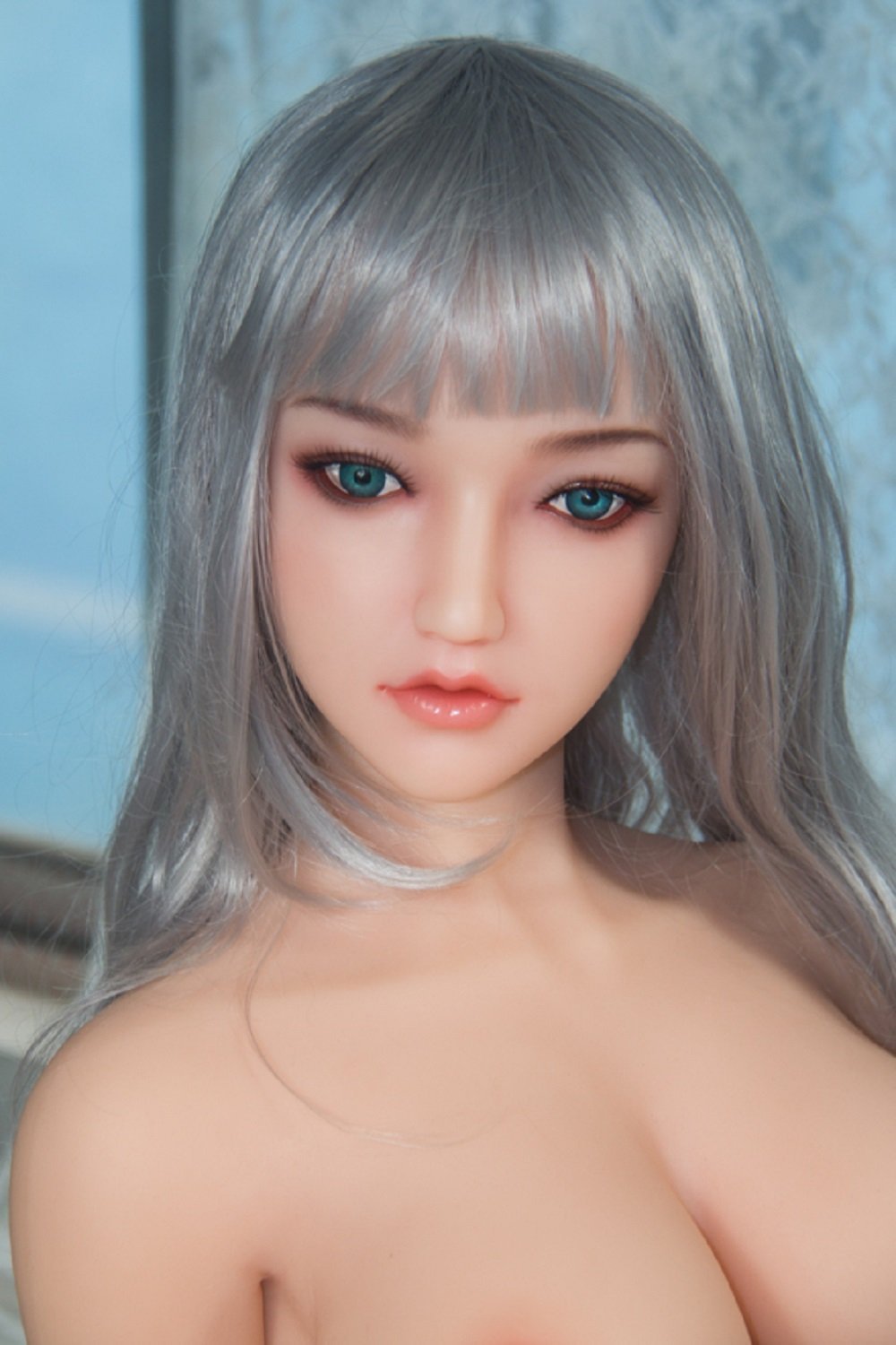SanHui 158cm silver hair big breasts sexy sex doll-Shuangxian - lovedollshops.com