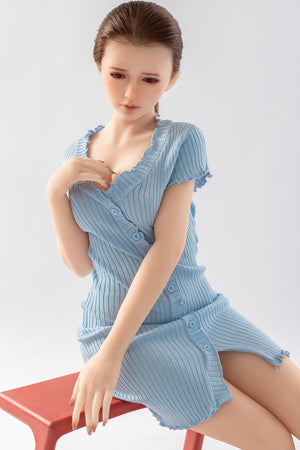 SanHui Asian156cm small breasts realisitic curvy sex doll Xiaoxia - lovedollshops.com