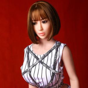 Simulation big breasts short hair refreshing and crisp sex doll 158CM TPE doll – Salery - lovedollshops.com