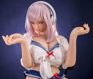 Sino 155CM Big Breasts Anime Pink Hair Sex Doll - Heriseria - lovedollshops.com