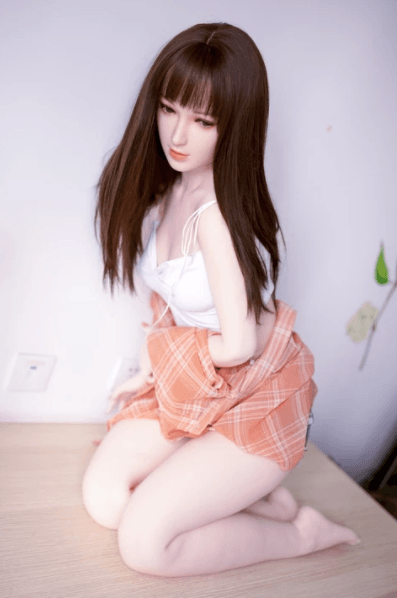 TAYU Doll 155CM B Cup Long Brown Hair with Bang Sex Doll YuYan - lovedollshops.com