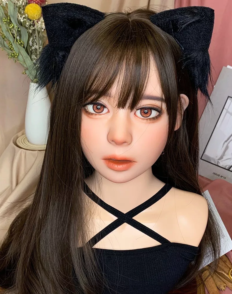 Top makeup tpe sex doll head realistic sex doll -Lanlan - lovedollshops.com