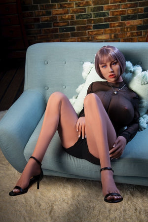 Youqu Doll 157CM Big Breasts Short Purple Hair Caucasian TPE Sex Doll Anna - lovedollshops.com
