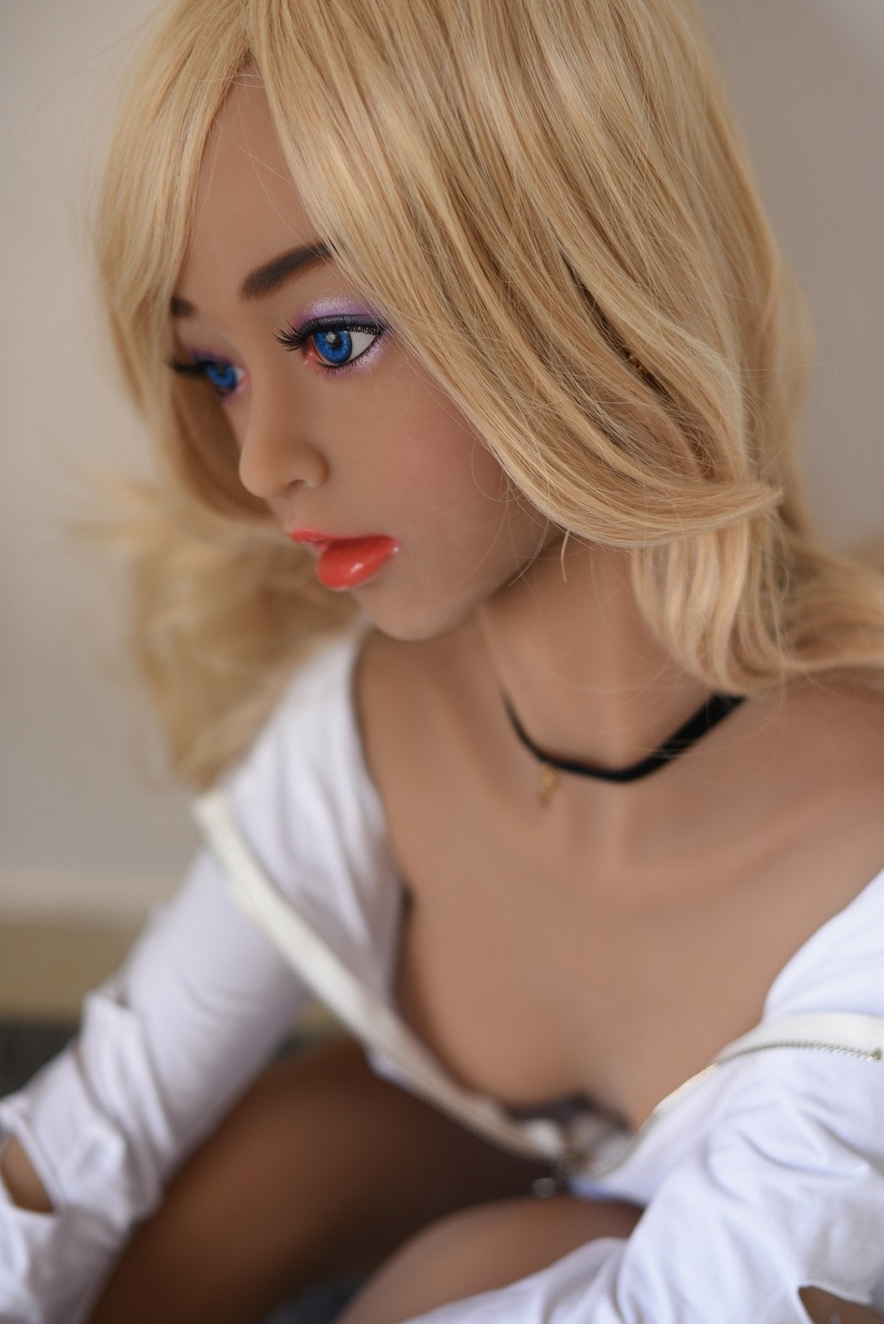 YouQ DOLL 150cm European and American faces A cup small breasts blond