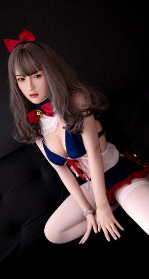 Zelex 155cm C Cup Anime Costume Silicone Sex Doll G07 - lovedollshops.com